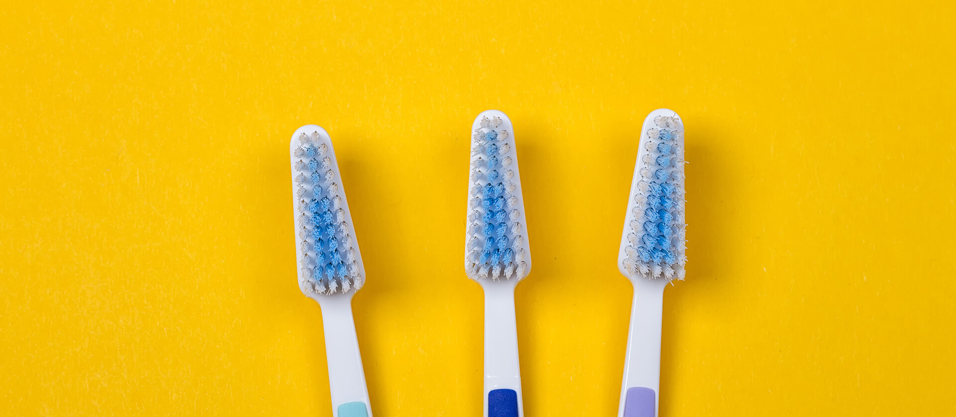 Photo of tooth brushes.
